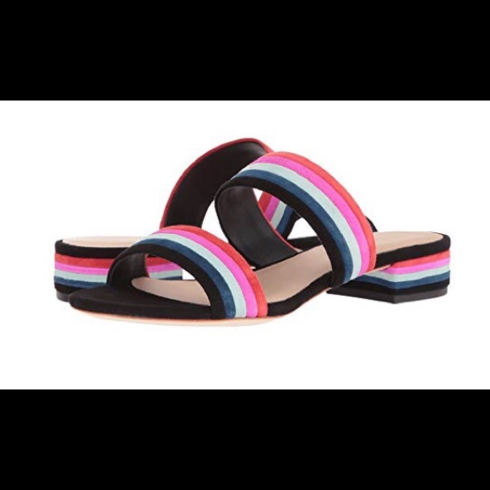 Loeffler Randall Ruble Multi Stripe Kid, Suede